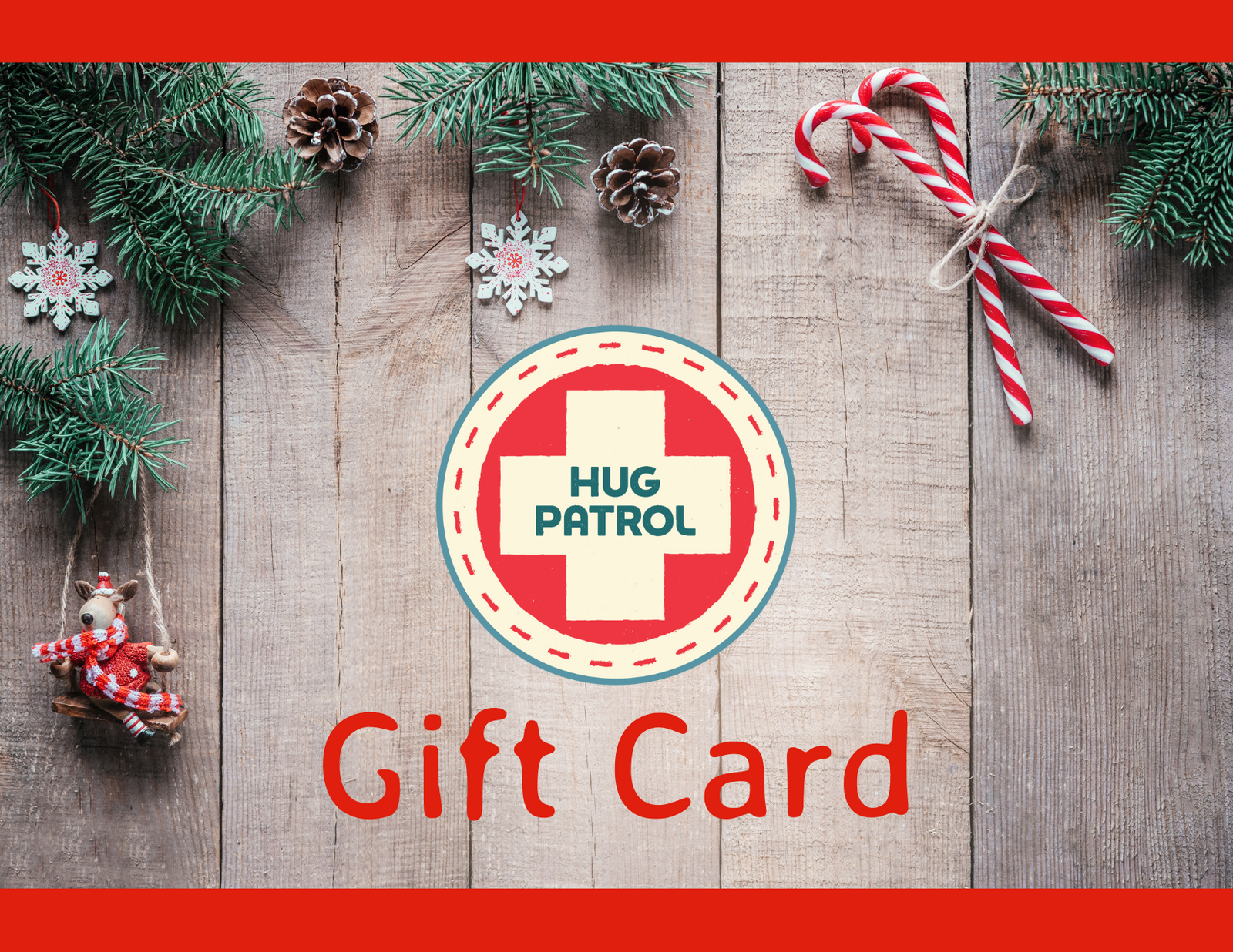 Hug Patrol Logo with Sunflower Gift Card