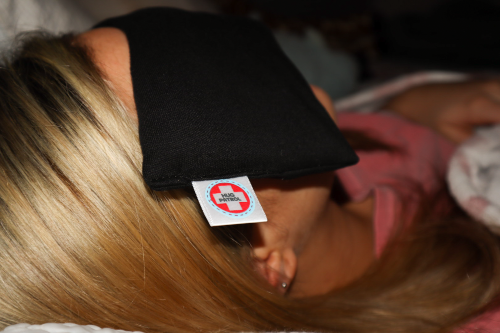 Weighted Eye Pillow |  Hug Patrol Soft Cotton Knit Textile