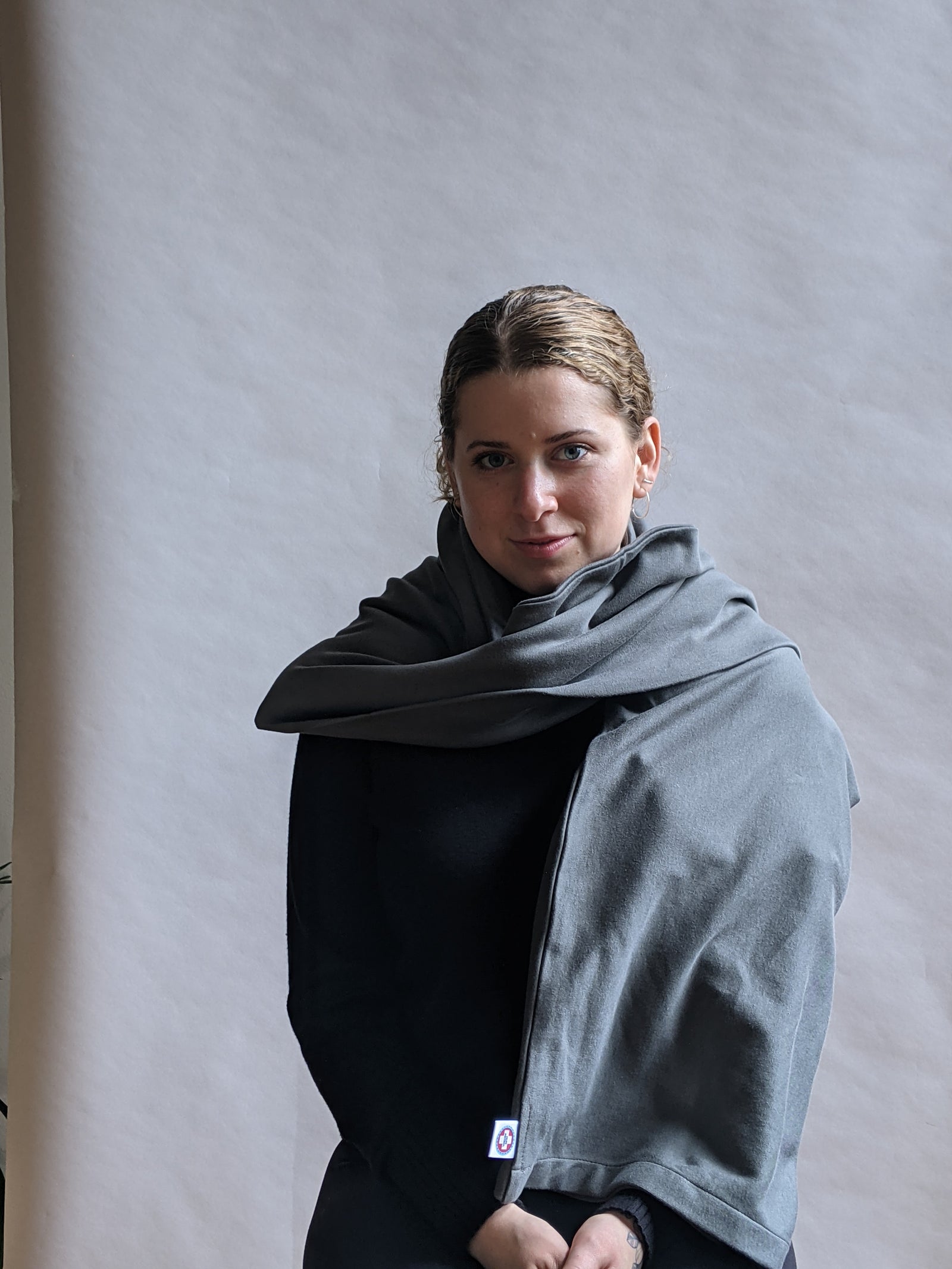 weighted wrap cotton scarf cover large | meditation | Hug Patrol