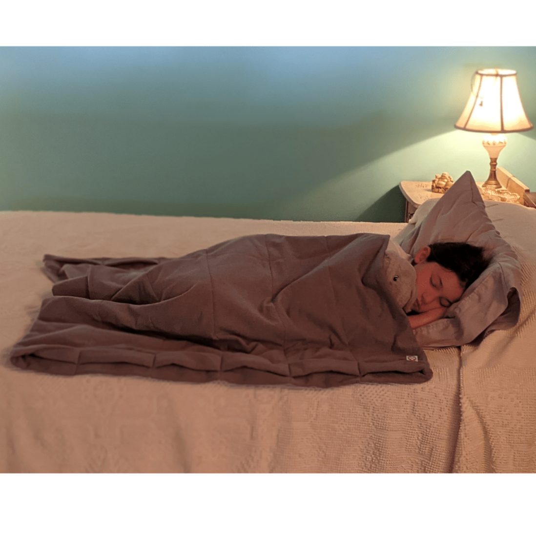 Best Weight Adjustable Washable Weighted Blanket 9lb Made in